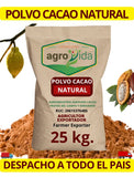 Polvo de Cacao Natural Saco por 25kg