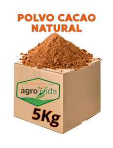 Polvo de Cacao Natural Caja por 5kg