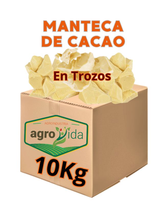 Manteca de Cacao en Trozos Caja x 10kg