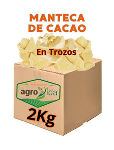 Manteca de Cacao en Trozos Caja x 2kg