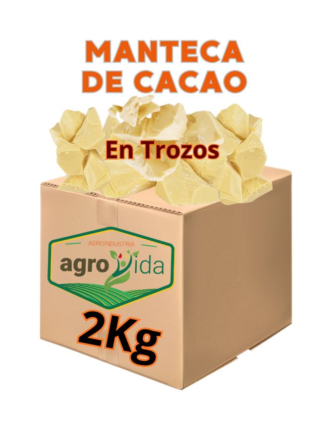 Manteca de Cacao en Trozos Caja x 2kg