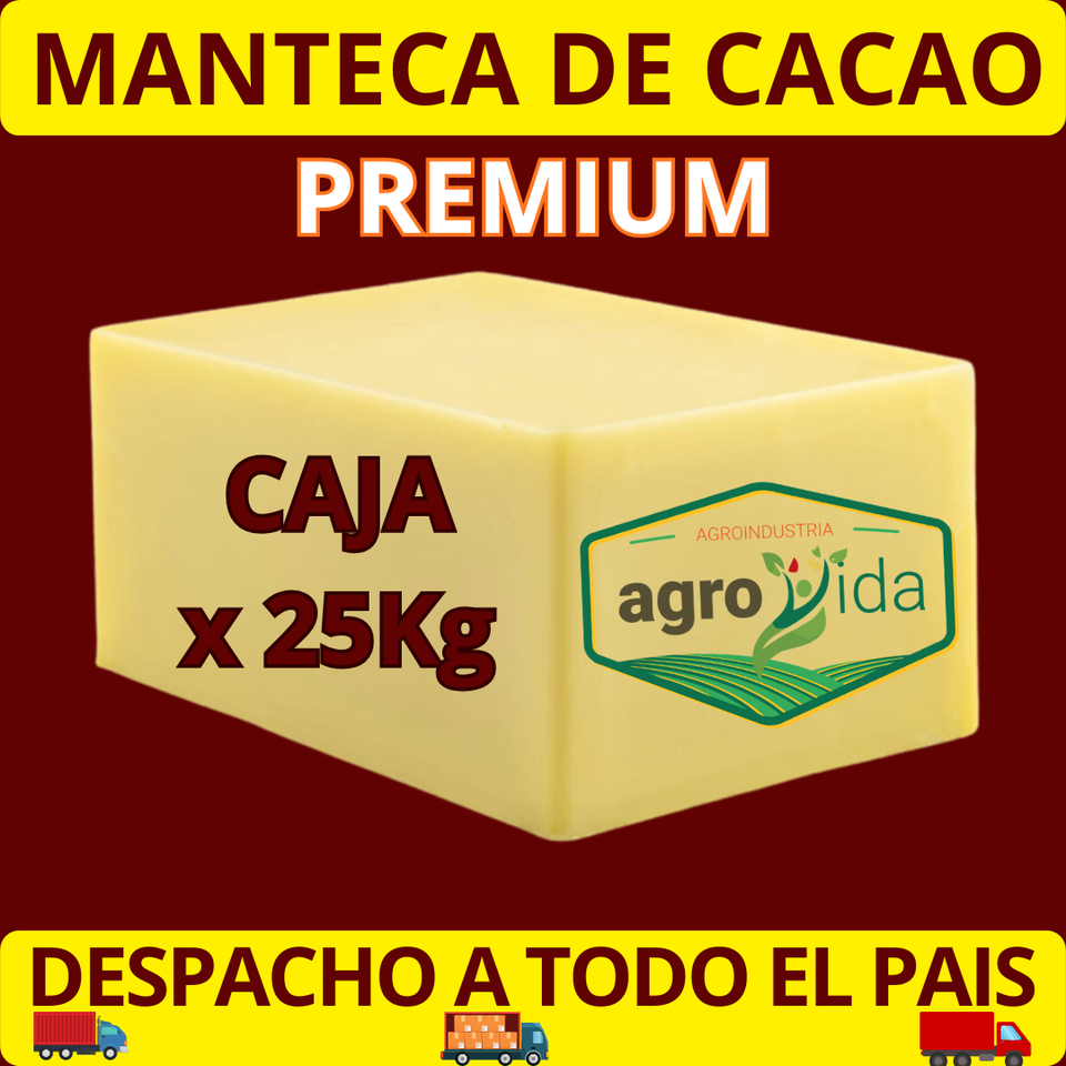 Manteca de Cacao Caja x 25kg
